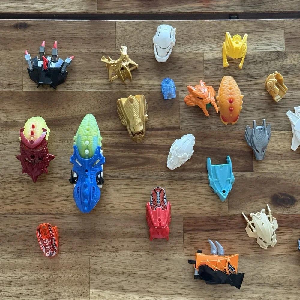 LEGO BIONICLE Hero Factory Bulk Lot of Masks Brains Parts Pieces SEE PICTURES!